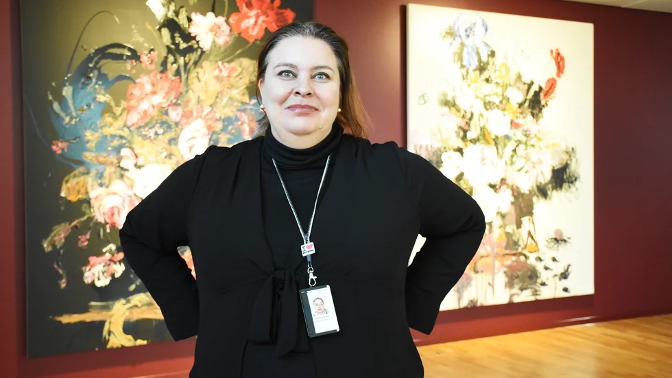 Selma Green, chef för länskonstmuseet i Kiruna.