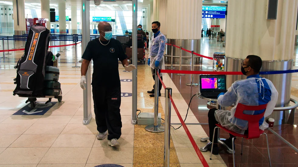 Dubais internationella flygplats står åter öppen för internationella resenärer. Arkivbild.