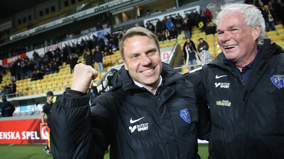 Lagläkaren Sverker Nilsson (höger) ser mycket allvarligt på Örebro SK:s agerande inför mötet med Sirius. Arkivbild.