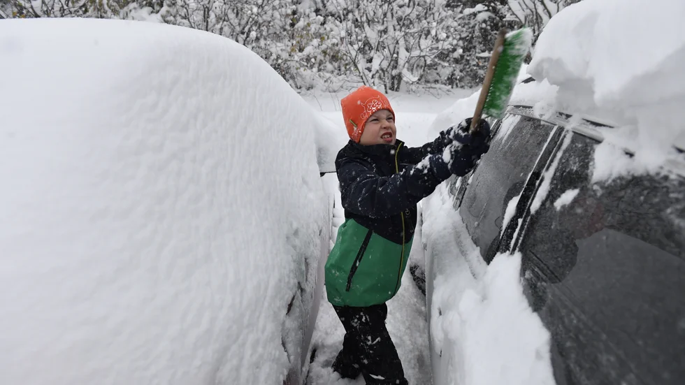 Att inte sopa bort snön från bilen kan leda till att du som förare eller andra bilister plötsligt tappar sikten. Men det kan också ge böter på 1 500 kronor.