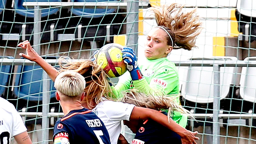 Tre nya poäng för LFC och målvakten Matilda Haglund imponerade stort med sin precissionssäkerhet och bolltrygghet. 