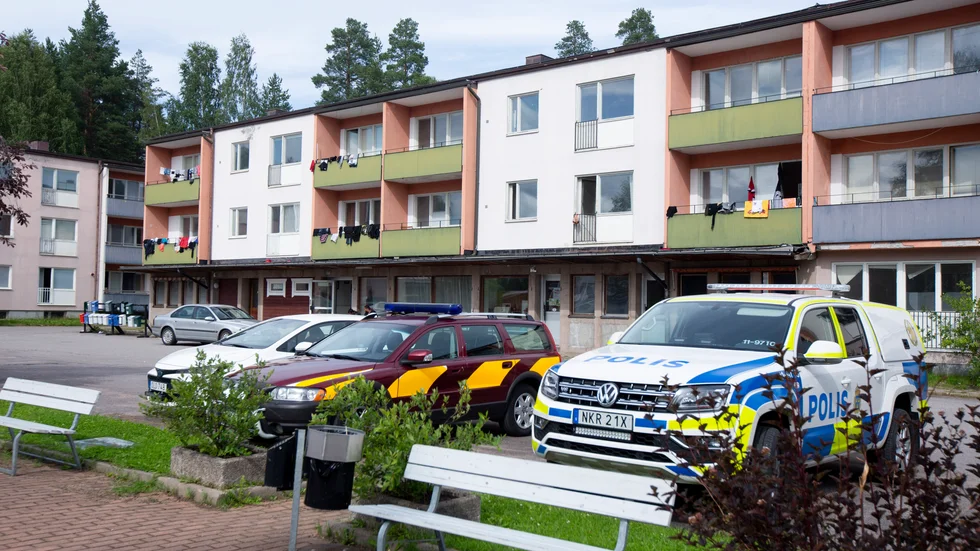 Enligt Älvsbyns kommun har bärplockarna nu lämnat husen på torget i Vidsel. (Arkivbild)