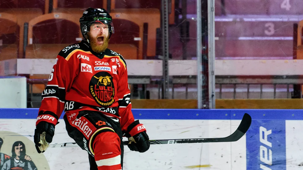 Linus Klasen gjorde sitt första SHL-mål sedan återkomsten till Luleå Hockey i segermatchen mot Växjö Lakers.