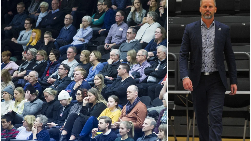 Christer Sehlin, klubbdirektör i Luleå Basket, är bekymrad angående publikrestriktionerna inför seriepremiären på torsdag.