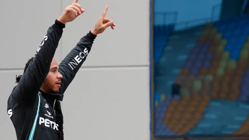 Lewis Hamilton segrade i Turkiet.