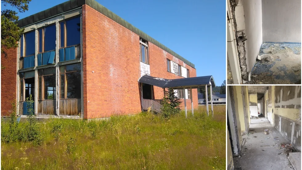 Det gamla brukshotellet i Laisvall ligger mitt i byn och enligt en tillsynsrapport från 2016 bedöms fastigheten vara ett rivningsobjekt.