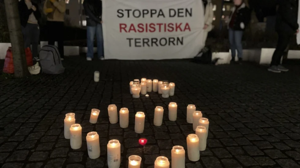 Aktion mot rasism och antisemitism.