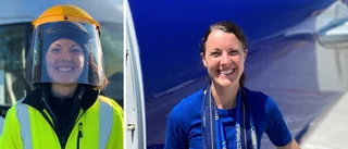 Flygvärdinna blev arbetslös - nu utför hon coronatester