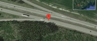 Trafikolycka med lastbil på E4