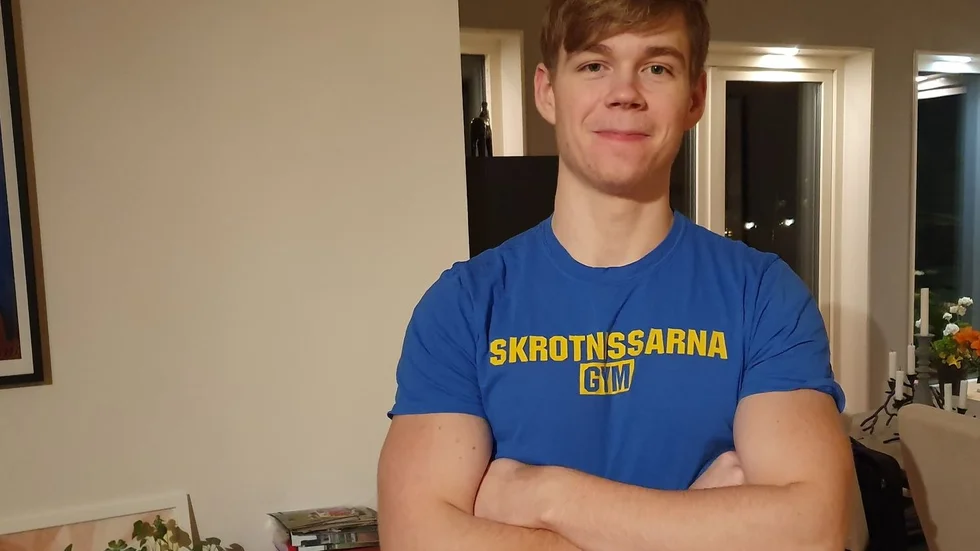 Vidar Nykvist berättar att han studerar på Mälardalens tekniska gymnasium.