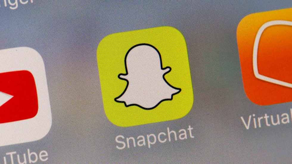 Appen Snapchat är populär bland barn, och används av pedofiler för att hitta barn att utnyttja. Arkivbild.