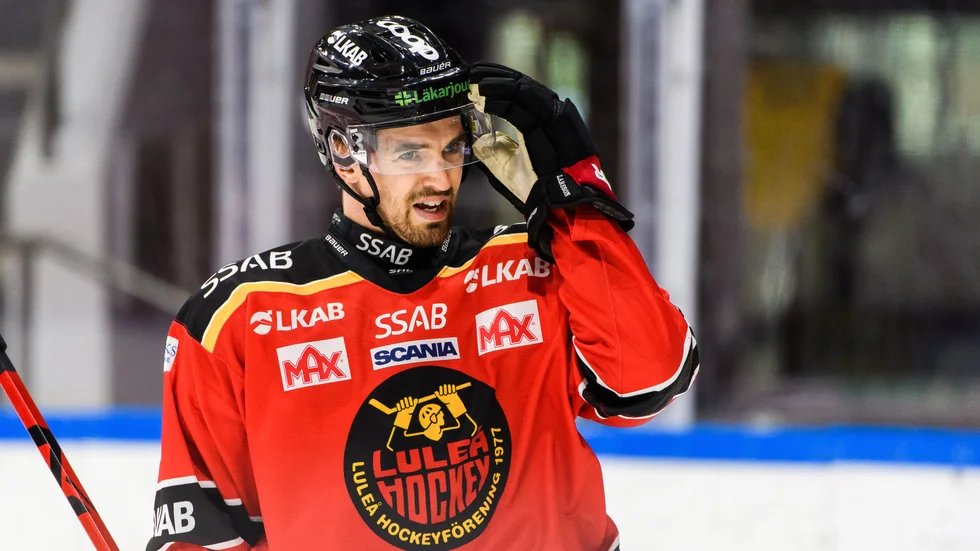 Eddie Larsson, Luleå Hockey, är redo för spel igen.