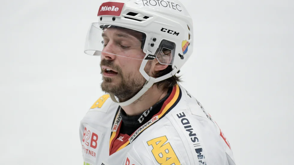 Jacob Josefson fick bryta matchen efter en obehaglig smäll. Arkivbild.