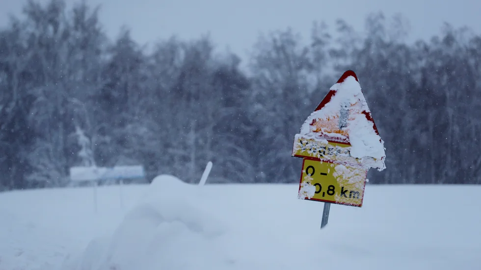 Det ser ut att bli kallt i hela landet på fredagen. Arkivbild.