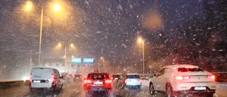 SMHI snövarnar i Stockholmsområdet