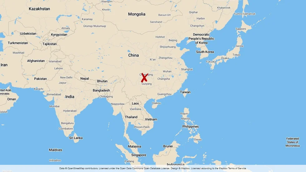 Chongqing i Kina.