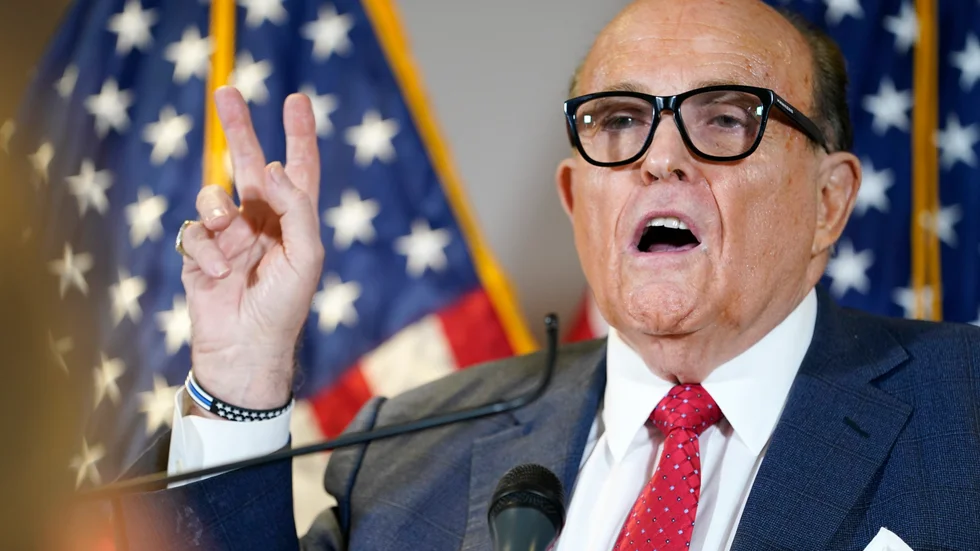 Rudy Giuliani är Donald Trumps personlige advokat. Arkivbild.