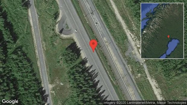 Stopp på väg 97 på grund av olycka med flera fordon