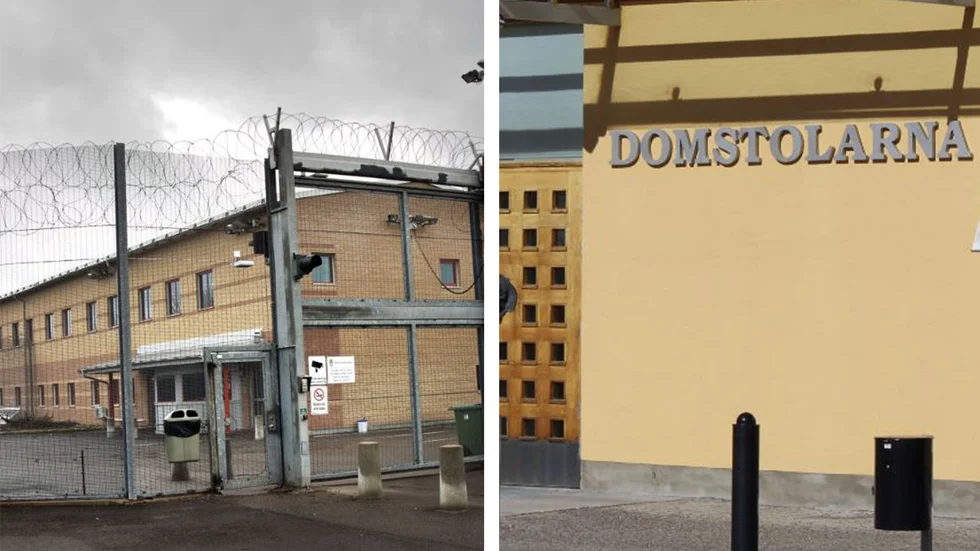 En 25-årig fånge på Skänningeanstalten har bland annat åtalats för att ha hotat en kriminalvårdare. 