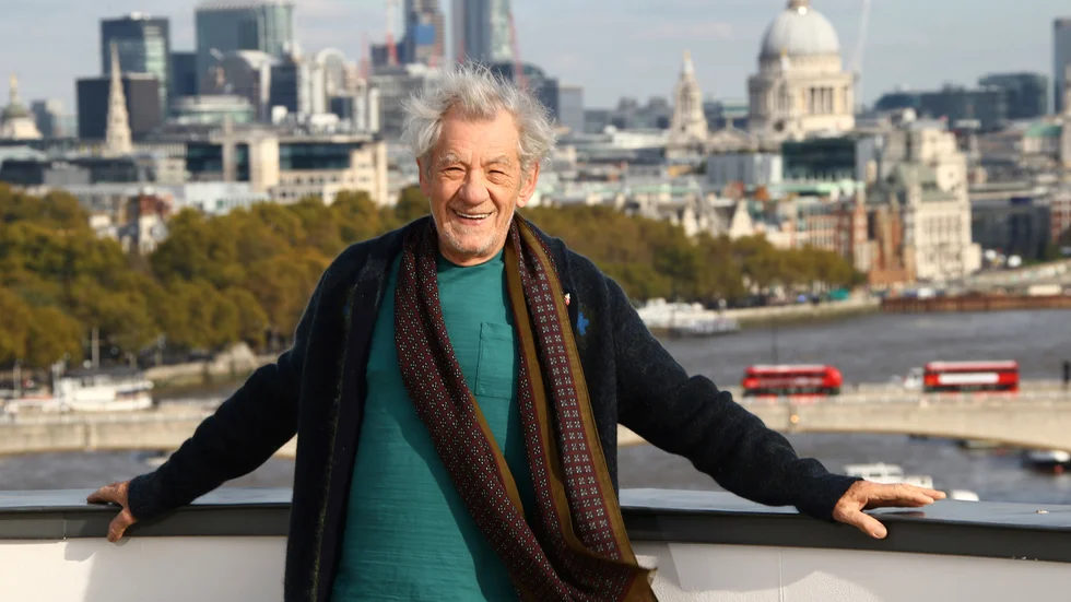 Sir Ian McKellen är en av de brittiska filmstjärnor bakom insamlingen för att köpa JRR Tolkiens hem i Oxford. Arkivbild.