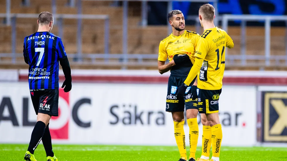 Thor var nära att avgöra matchen mot Elfsborg. 