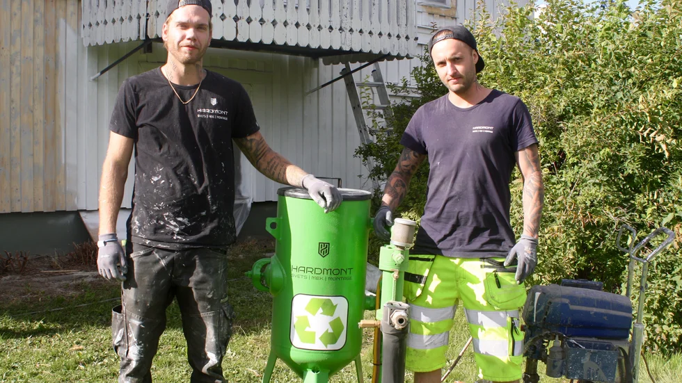 Simon Renman och Jesper Berggren driver företaget Hardmont.