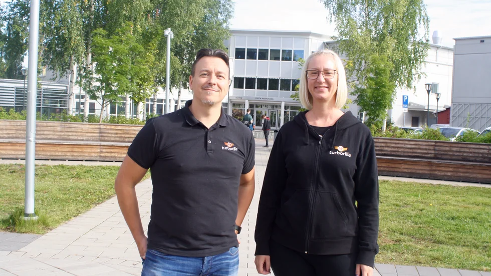 Mattias Wiking och Erika Holmberg, Turborilla, tänker satsa hårt på den nya spelstudion i Skellefteå.