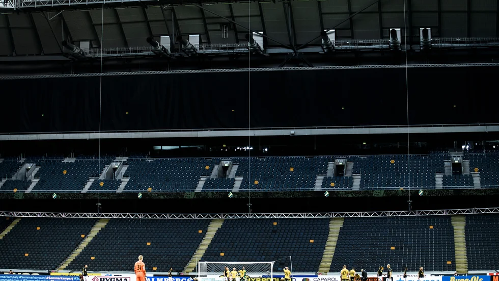 Ett öde Friends arena leder till ett stort intäktsbortfall för SvFF. Arkivbild.
