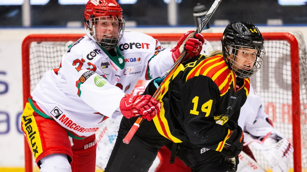 Hanna Rylander och hennes Brynäs kan säkra en finalplats i kvällens match mot HV 71.