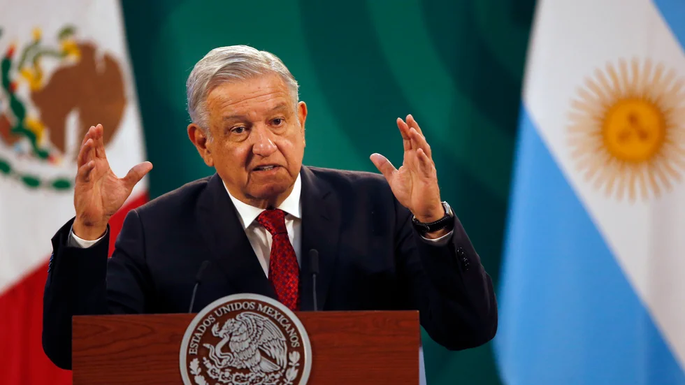 President Andrés Manuel López Obrador vill ha hjälp från USA för att få fart på vaccinationsprogrammet i Mexiko. Arkivbild