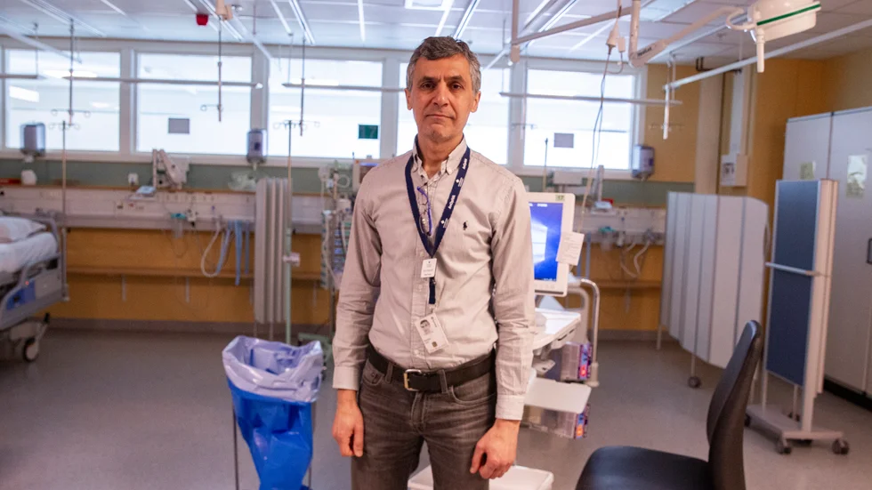 Rafael Kawati är sektionschef på Centralintensiven på Akademiska sjukhuset.