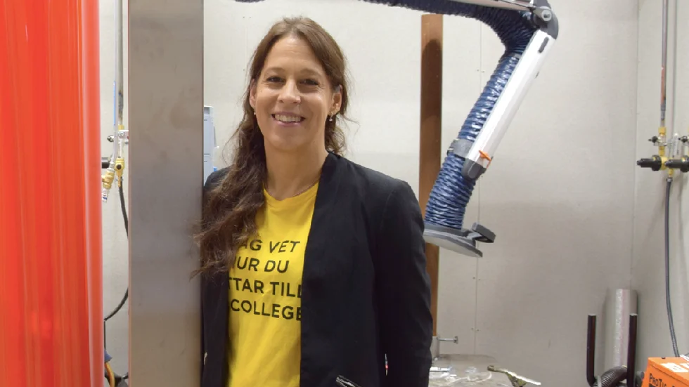 Maria Marklund, vd för T2 Business, som startar ett nytt nätverk för kvinnor i industrin.