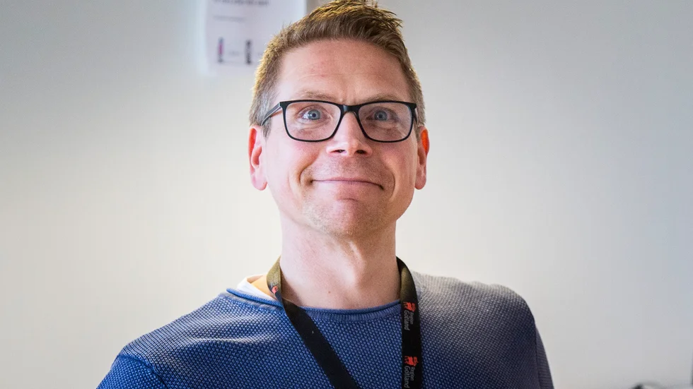 Simon Hoffman är chef för enheten underhåll- och anläggning. Han berättar om planerna för vinterns halkbekämpning.