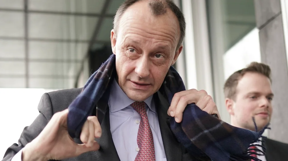 Friedrich Merz, tidigare gruppledare för tyska Kristdemokraterna (CDU), överväger att ställa upp i höstens val. Arkivbild.