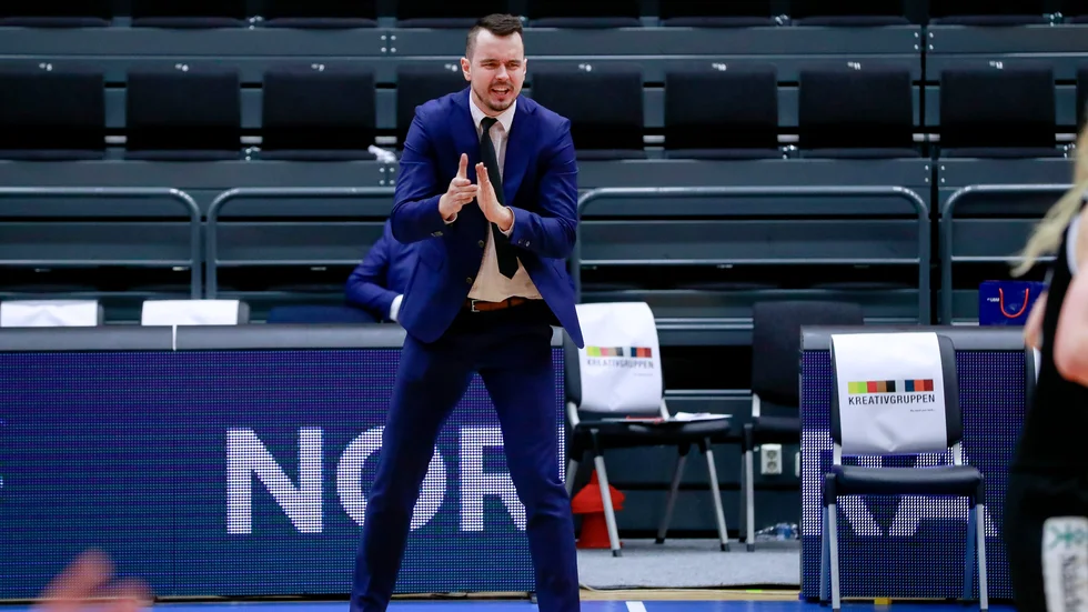 Robin Sandberg coach i Luleå Basket.