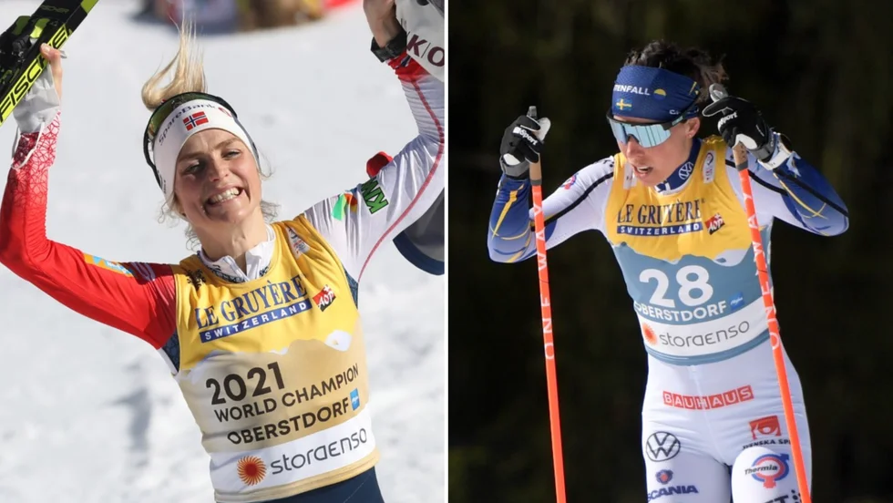 Therese Johaug och Charlotte Kalla