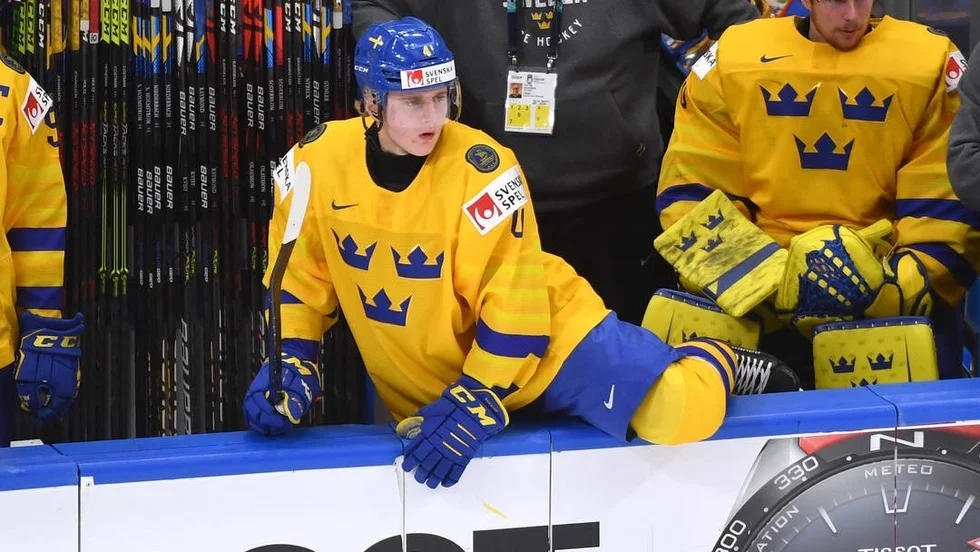 Emil Andrae och det svenska juniorlandslaget åkte ur VM i kvartsfinalen mot Finland.