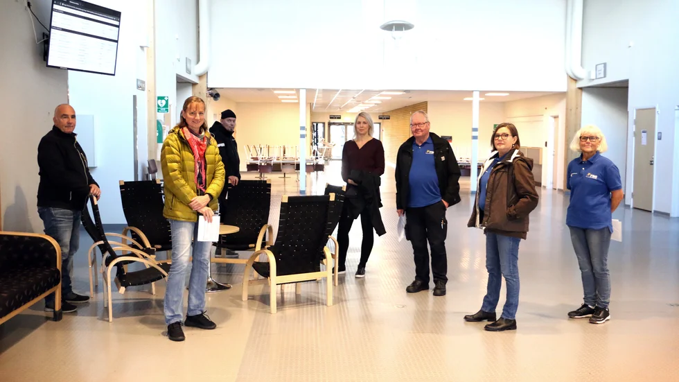 Representanter från vården och kommunen träffades i foajén till Pite energi arena för att diskutera förberedelser inför kommande vaccinationsdagar.