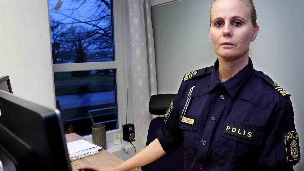 "Det finns alltid någon form av analys varför vi står på en plats", säger lokalpolisområdeschef Ann-Christine Rehnström om trafikkontrollerna.