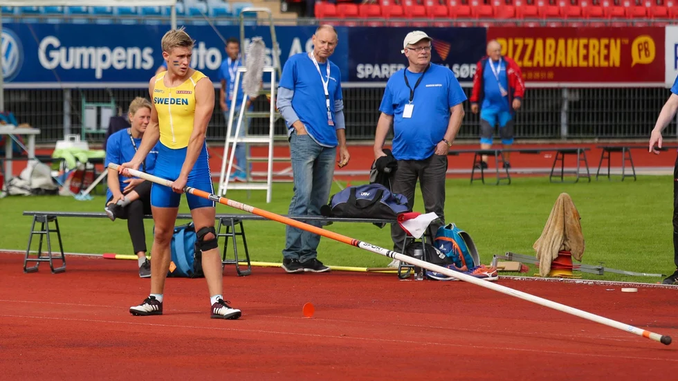 Nyköpingskillen Gustav Magnusson tävlar för Sverige i Finnkampen i Tammerfors på lördag.