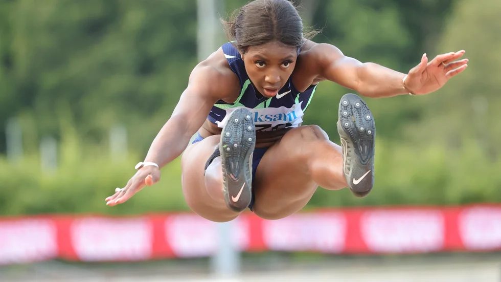 Khaddi Sagnia vann längdhoppet på hemmaplan i Göteborg med 6,75 som längsta hopp i en fin serie.