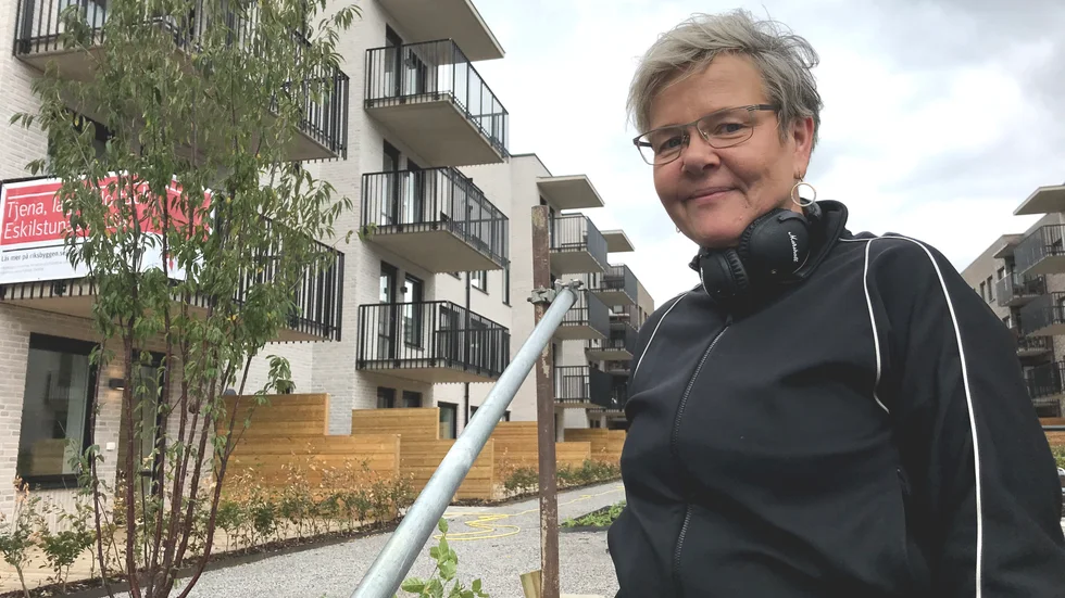 Yvonne Gustavsson är en av dem som köpt lägenhet av Riksbyggen och flyttar in i sin nya bostad den 1 september.