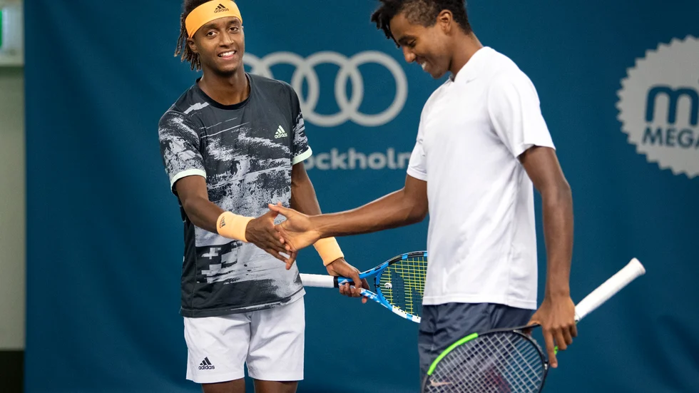 Mikael Ymer och Elias Ymer får för första gången spela grand slam-tennis samtidigt. Bild från 2019.