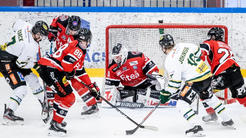 Målvakten John Westermark och hans Piteå Hockey har släppt in minst mål av lagen i norra allettan hittills.