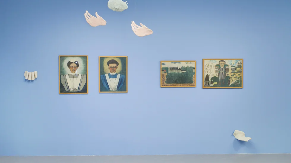 Galleri Syster med verk av Augusta Srömberg och Susanna Jablonski under Luleåbiennalen.