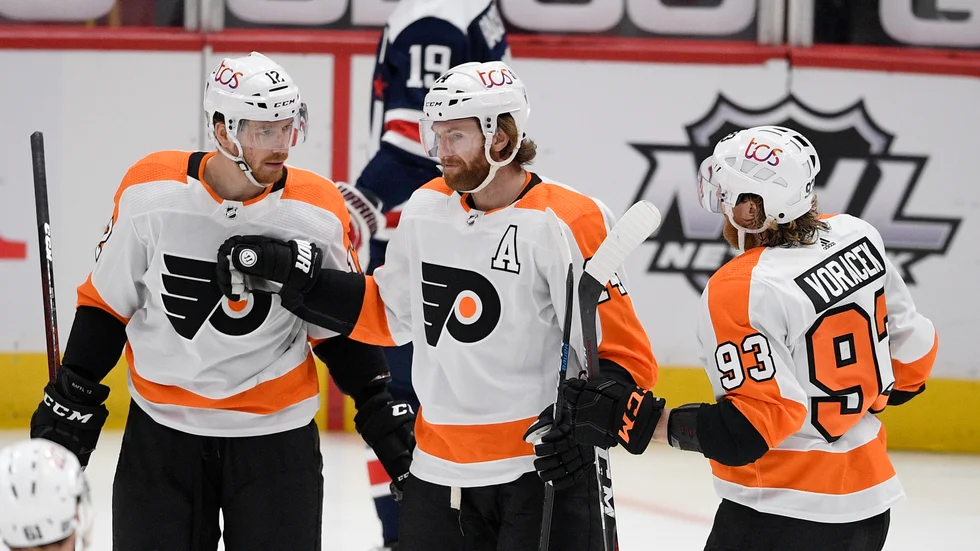 Philadelphia Flyers är ett av lagen som drabbats hårt av coronaviruset. Arkivbild.