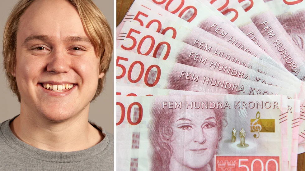 Peter Brymér i Knivsta vann 100 000 kronor på sin lott.