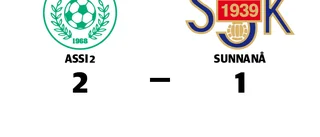 Sunnanå föll i jämn match mot Assi 2
