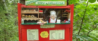 En kiosk som installation i Hummelstad
