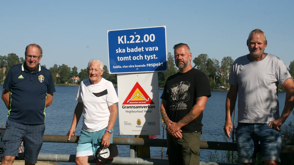 Lennart Lindh, Lars Eriksson, Ulf Törne och Per-Erik Andersson.